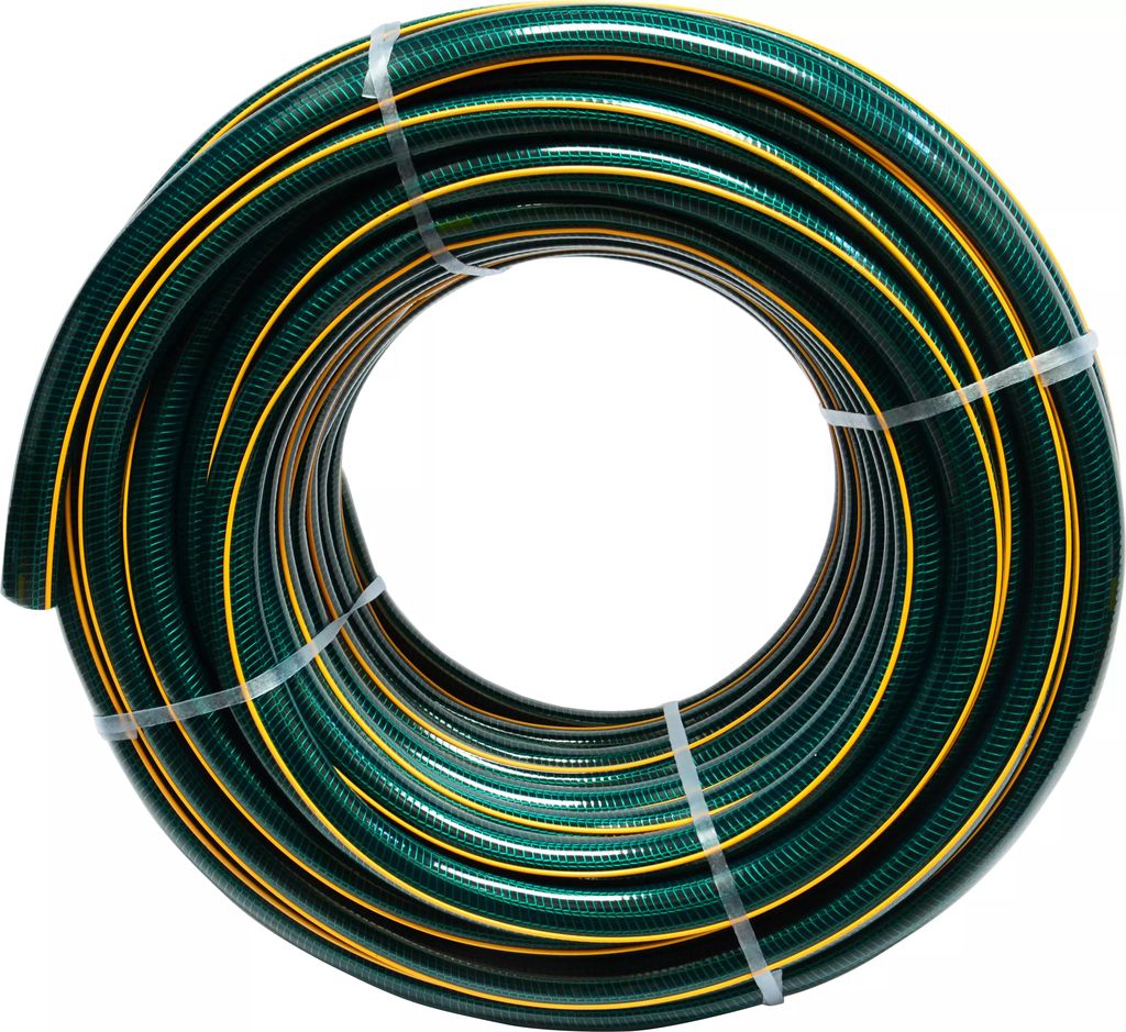 MANGUERA PARA JARDIN EN ROLLO 1/2" (13MM) X 100MT KELOS-NG VERDE USO RUDO, BORO