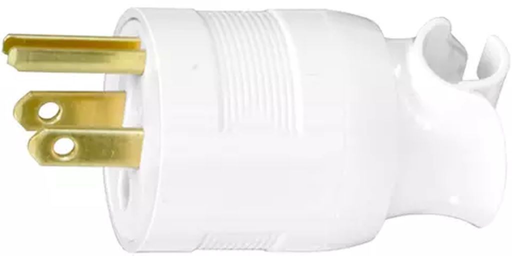 CLAVIJA ELECTRICA PLASTICA 2P+T CON BASE GIRATORIA DE 360° 15A 127V, VARIOS