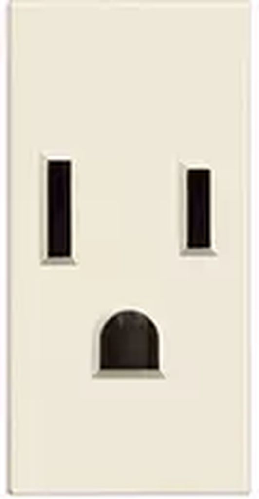 CONTACTO ELECTRICO SENCILLO ATERRIZADO 2P+T C/PROTEC INFANTIL 15A 127-250V COLOR MARFIL, MODUS PRO