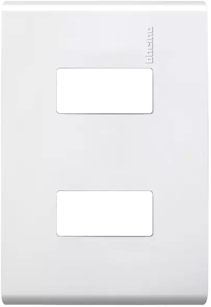 PLACA DE RESINA CON CHASIS DOBLE COLOR BLANCO (RESTYLE), MODUS