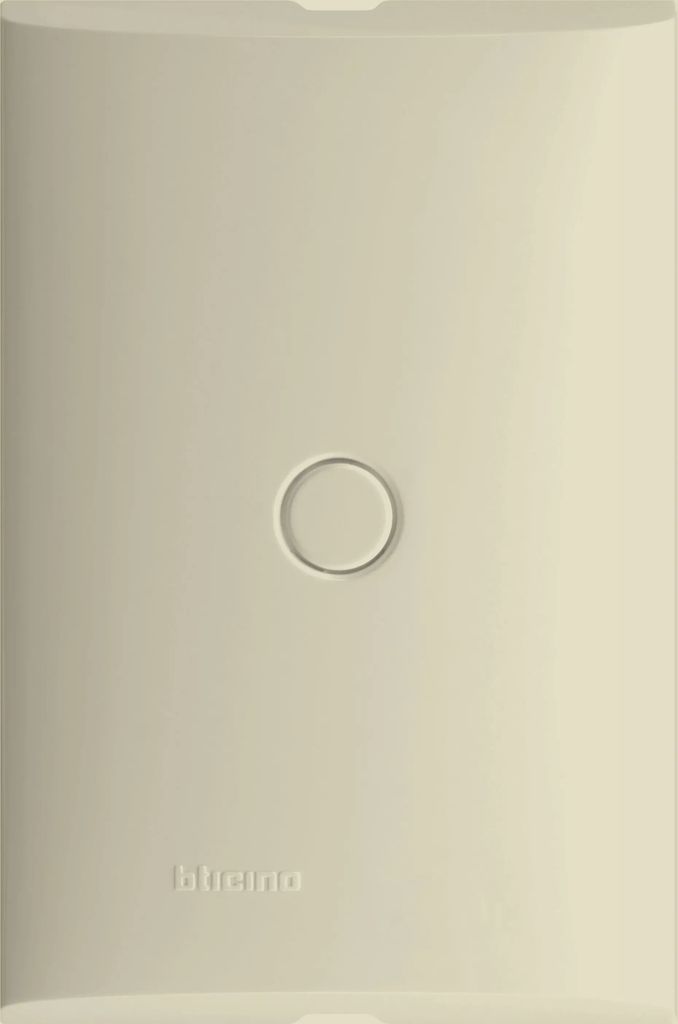 PLACA CIEGA CON PRERRUPTURA MARFIL, FORZA