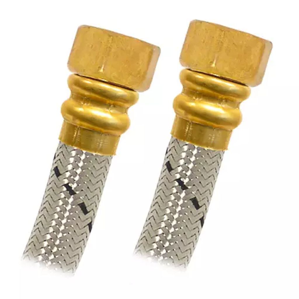 MANGUERA PARA BOILER FLEXIBLE DE ALUMINIO 60CM SALIDA 3/4"X3/4" HEMBRA-HEMBRA, COFLEX