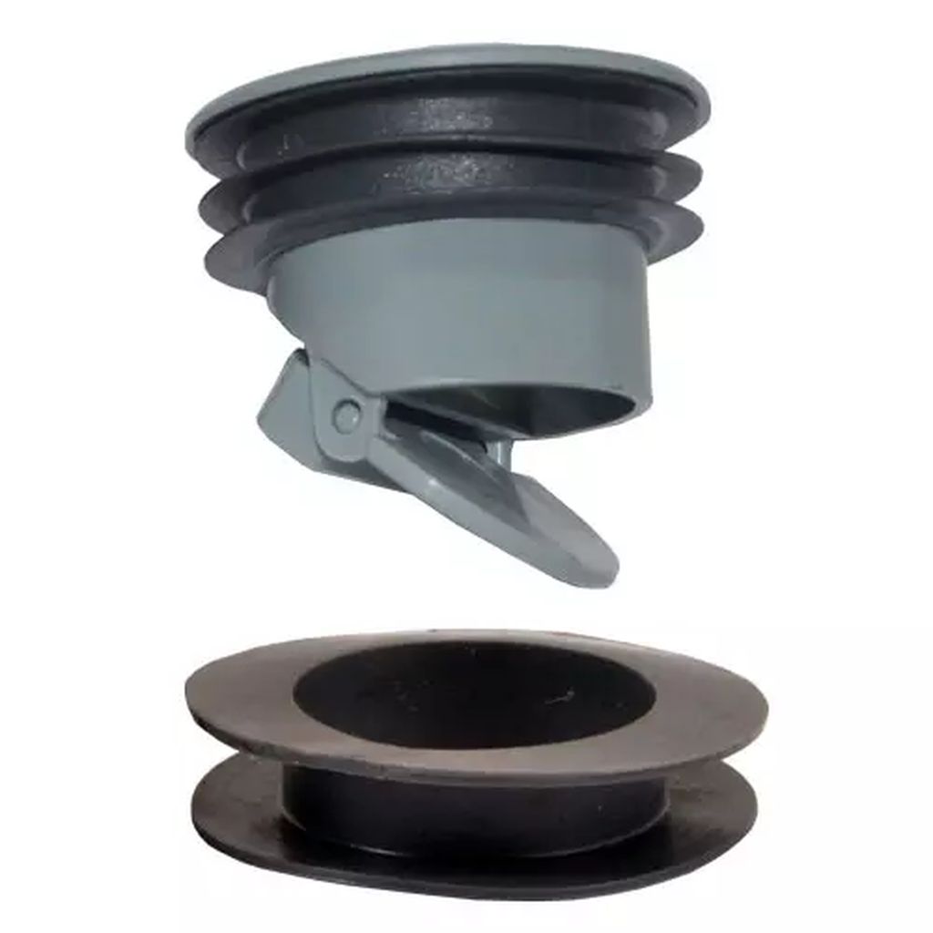 VALVULA ANTI-OLORES PARA COLADERA GRIS DE 2" DE ABS EMPAQUES DE PVC FLEXIBLE, COFLEX