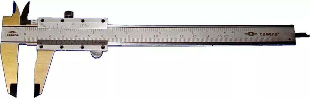 CALIBRADOR VERNIER 152MM/0-6" DE ACERO INOXIDABLE, CADENA