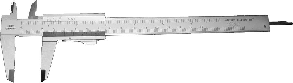 CALIBRADOR VERNIER 152MM/0-6" CON AUTOLOCK DE ACERO INOXIDABLE, CADENA