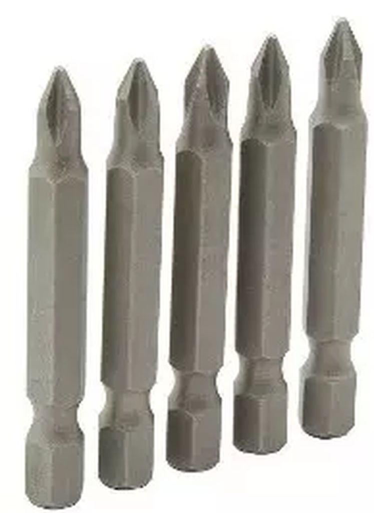 PUNTA/DESARMADOR HEX 1/4" PHILLIPS NO.2 X 6" (5 PZAS), VEKER