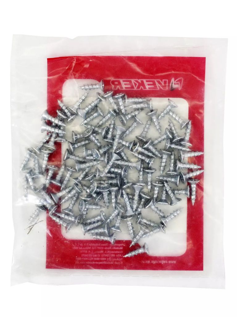 TORNILLO CABEZA CRUZ PARA MADERA #06 X 1/2" GALVANIZADO (100 PZAS), HANDYHOME