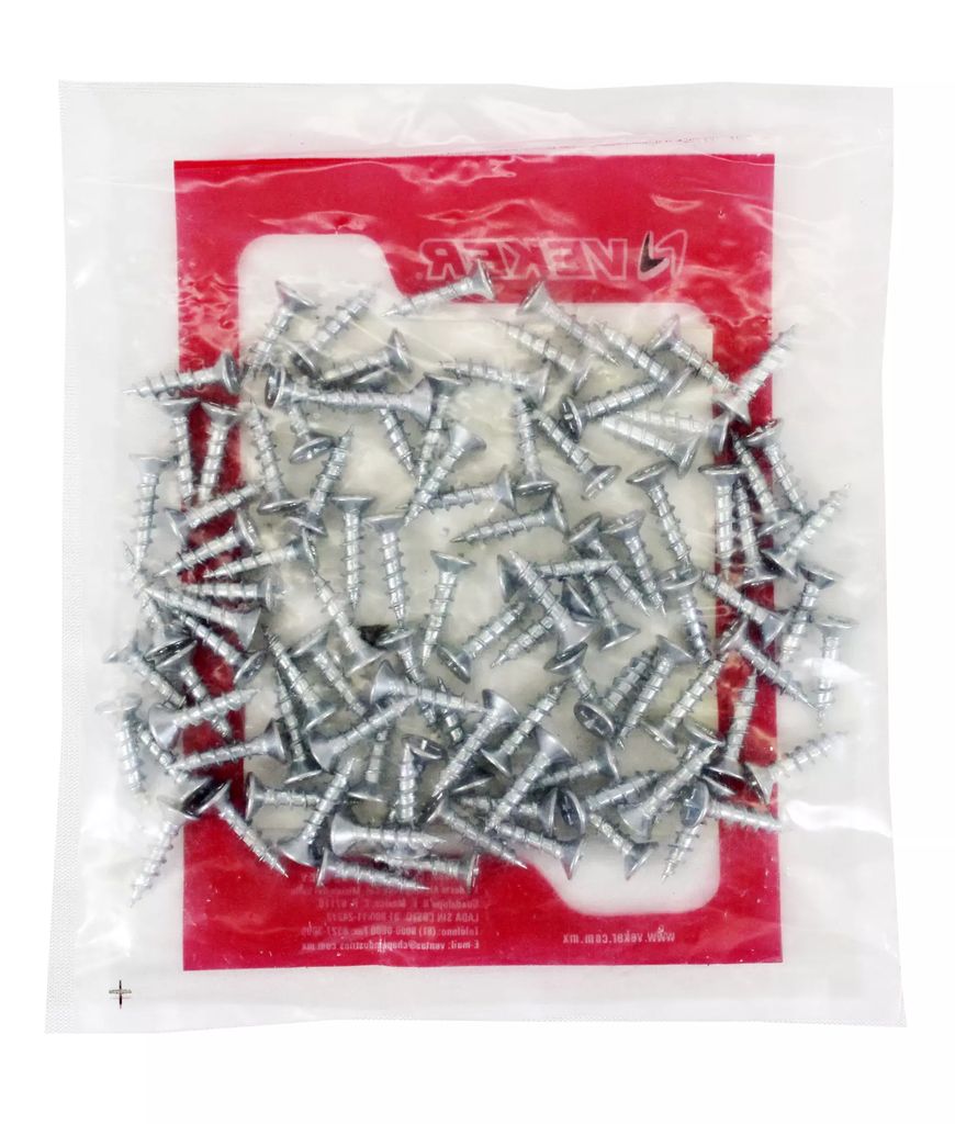 TORNILLO CABEZA CRUZ PARA MADERA #06 X 5/8" GALVANIZADO (100 PZAS), HANDYHOME