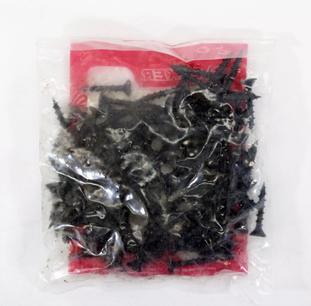 TORNILLO CABEZA CUADRO COMBINADA PARA MADERA #08 X 1" NEGRO (RECEX) (100 PZAS), VEKER