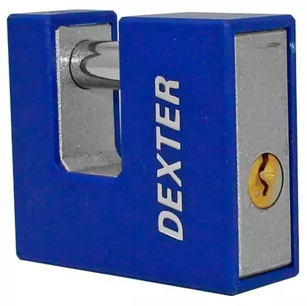 CANDADO PARA CORTINA METALICO 70MM LLAVE TETRA, DEXTER