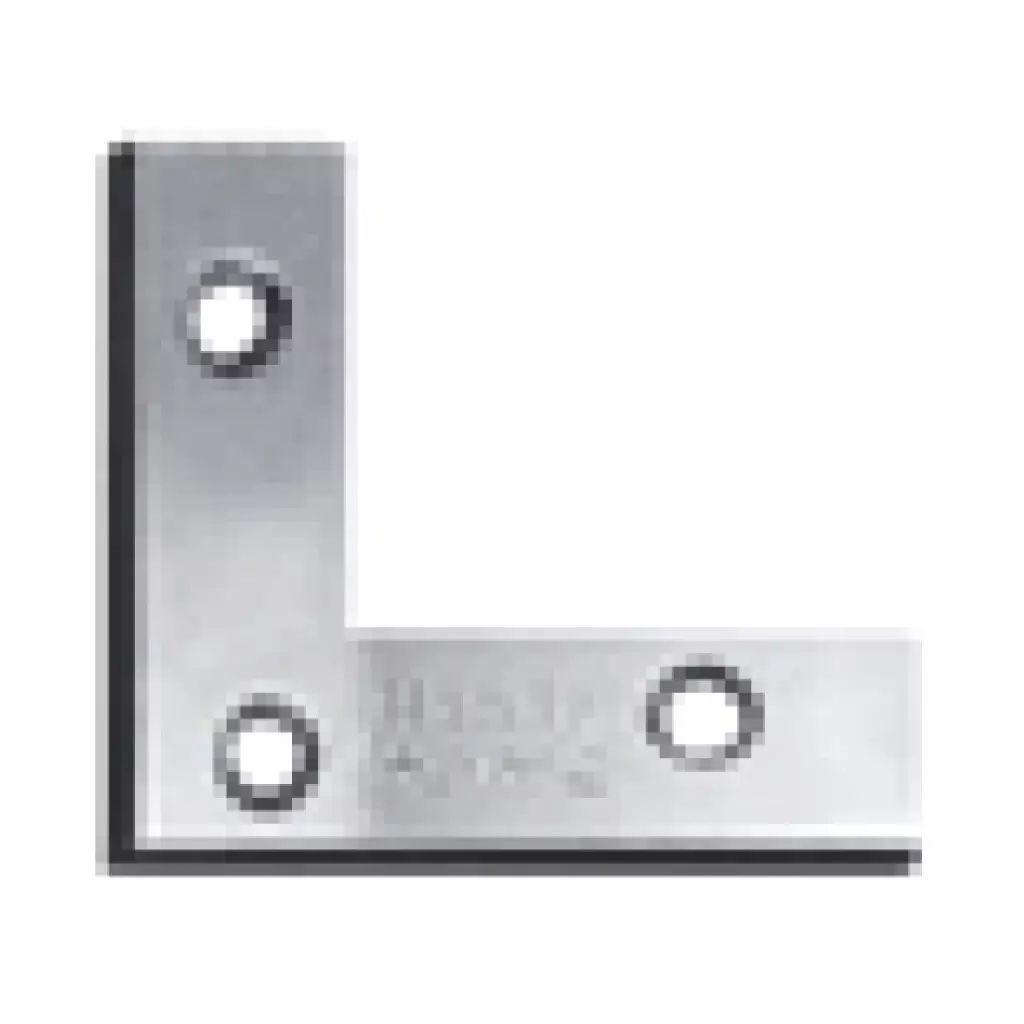 ESCUADRA PLANA 2.1/2X2.1/2 GALVANIZADA, HANDYHOME