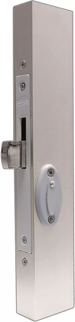 CERROJO DE EMBUTIR DE PALETA ACABADO GRIS LLAVE TETRA PARA PERFIL DE ALUMINIO (X-300), DEXTER