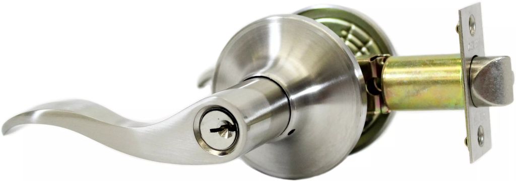 CERRADURA MANIJA TUBULAR RECAMARA NIQUEL SATINADO ROYAL, DEXTER
