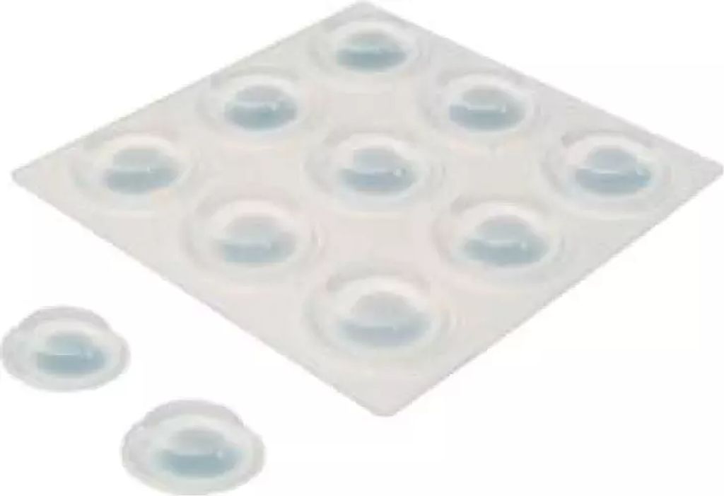 TOPE AUTOADHERIBLE CILINDRICO 12.7X3.5 (BUMPER) 18 PIEZAS, DEXTER