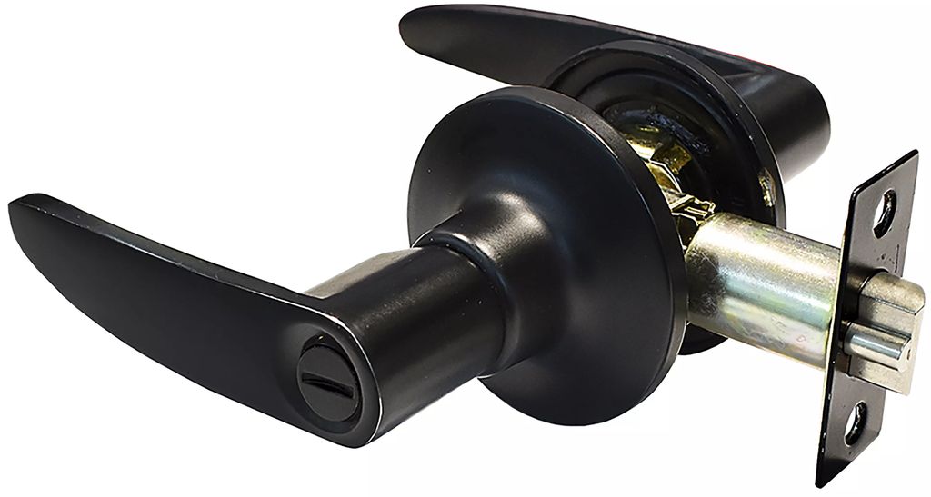 CERRADURA MANIJA GRANITO TUBULAR ENTRADA NEGRO (BLISTER), DEXTER