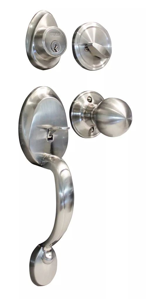 CERRADURA DE GATILLO LLAVE/LLAVE NIQUEL SATINADO DALTON  (BLISTER), DEXTER