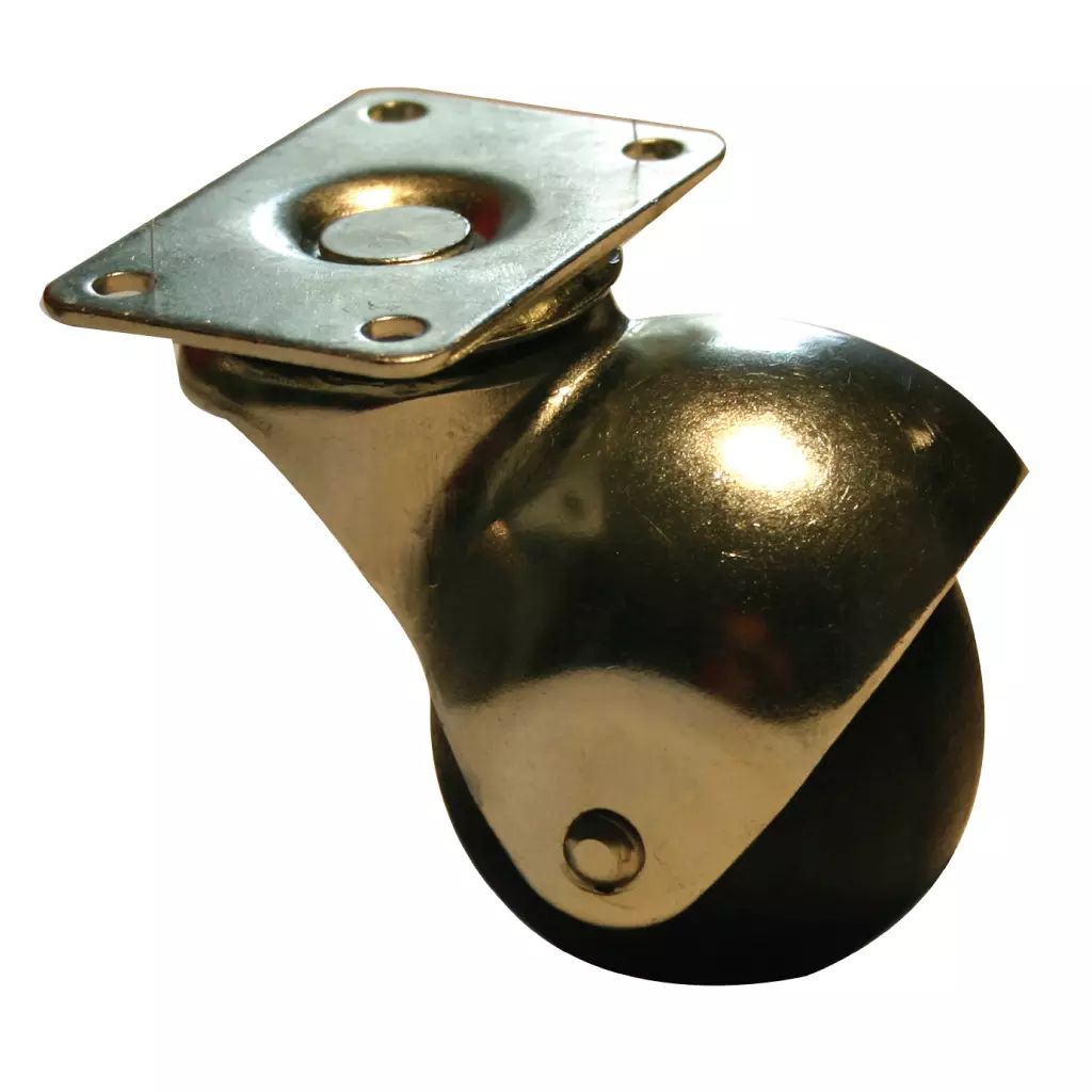 RODAJA DE BOLA (HULE) SUJECION CON PLACA CROMO 2" (50MM), HANDYHOME