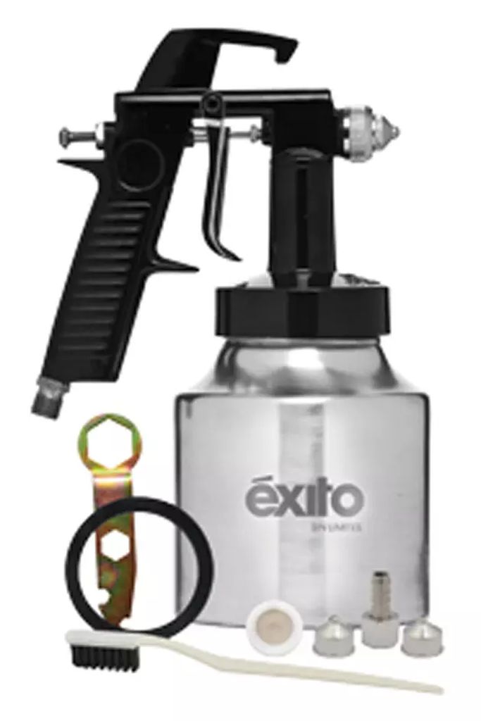 PISTOLA PARA PINTAR DE SUCCION VASO ALUMINIO REFORZADA (507), EXITO