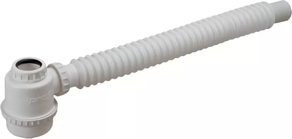 TRAMPA PARA PLOMERIA DE POLIPROPILENO TUBO FLEXIBLE DE 19" BOTE, ELPRO