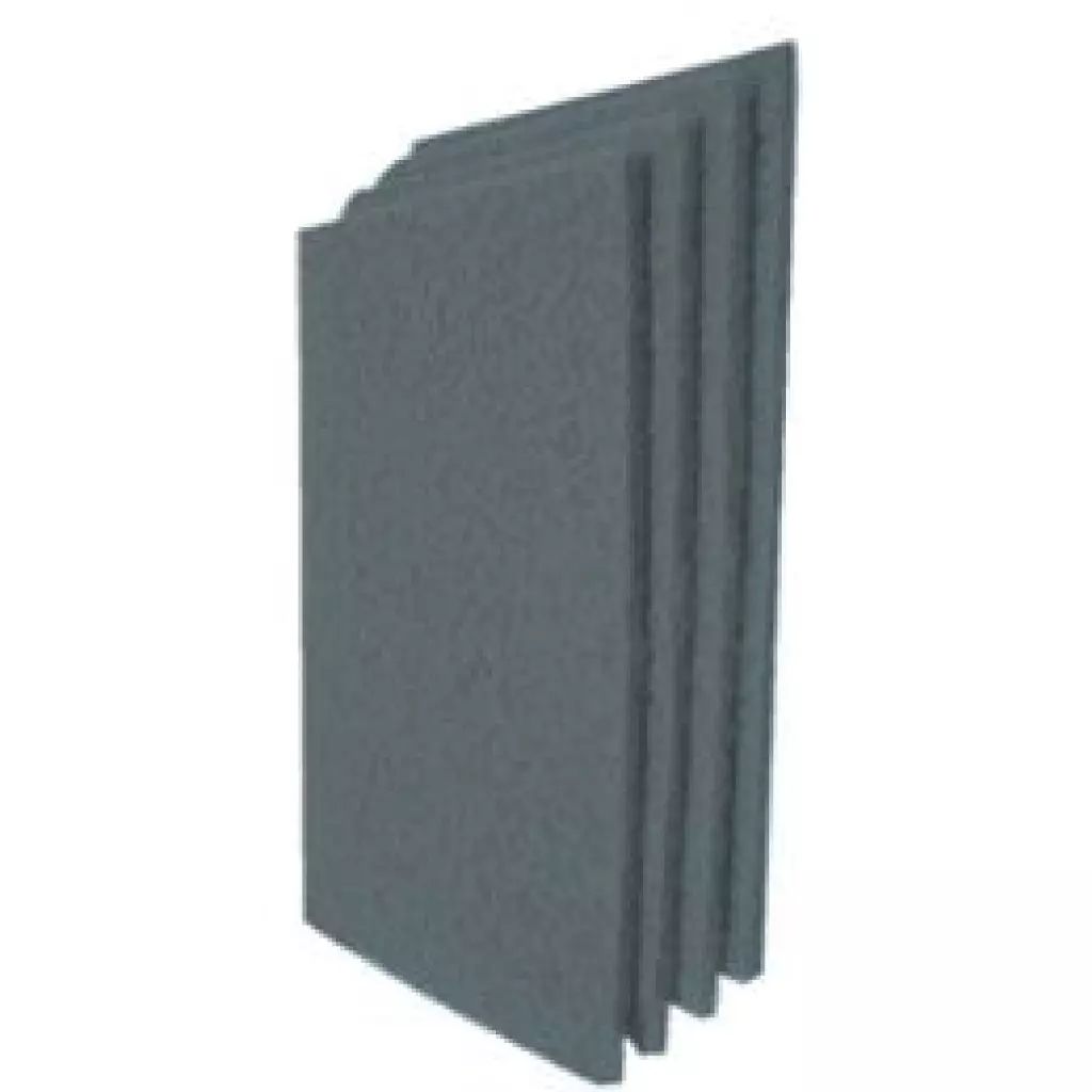 ALMOHADILLA DE FIBRA GRIS GRANO ULTRAFINO 6"X9"X1/4" (152MMX229MMX6MM), FANDELI