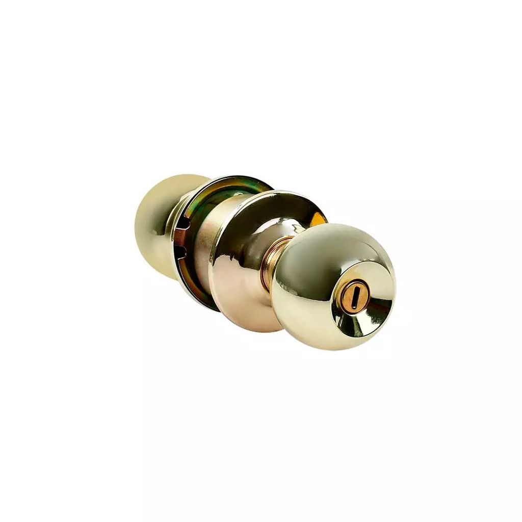 CERRADURA POMO TUBULAR BAÑO LATON BRILLANTE BOLTON P/SENCILLO, FANAL