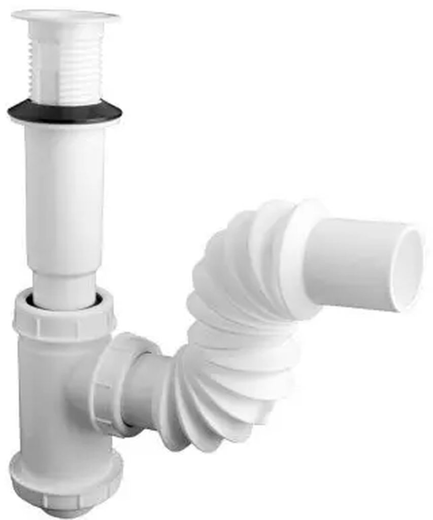 CESPOL LAVABO FLEXIBLE BOTE CHICO SIN CUBIERTA CON ATRAPATODO, FLEXIMATIC