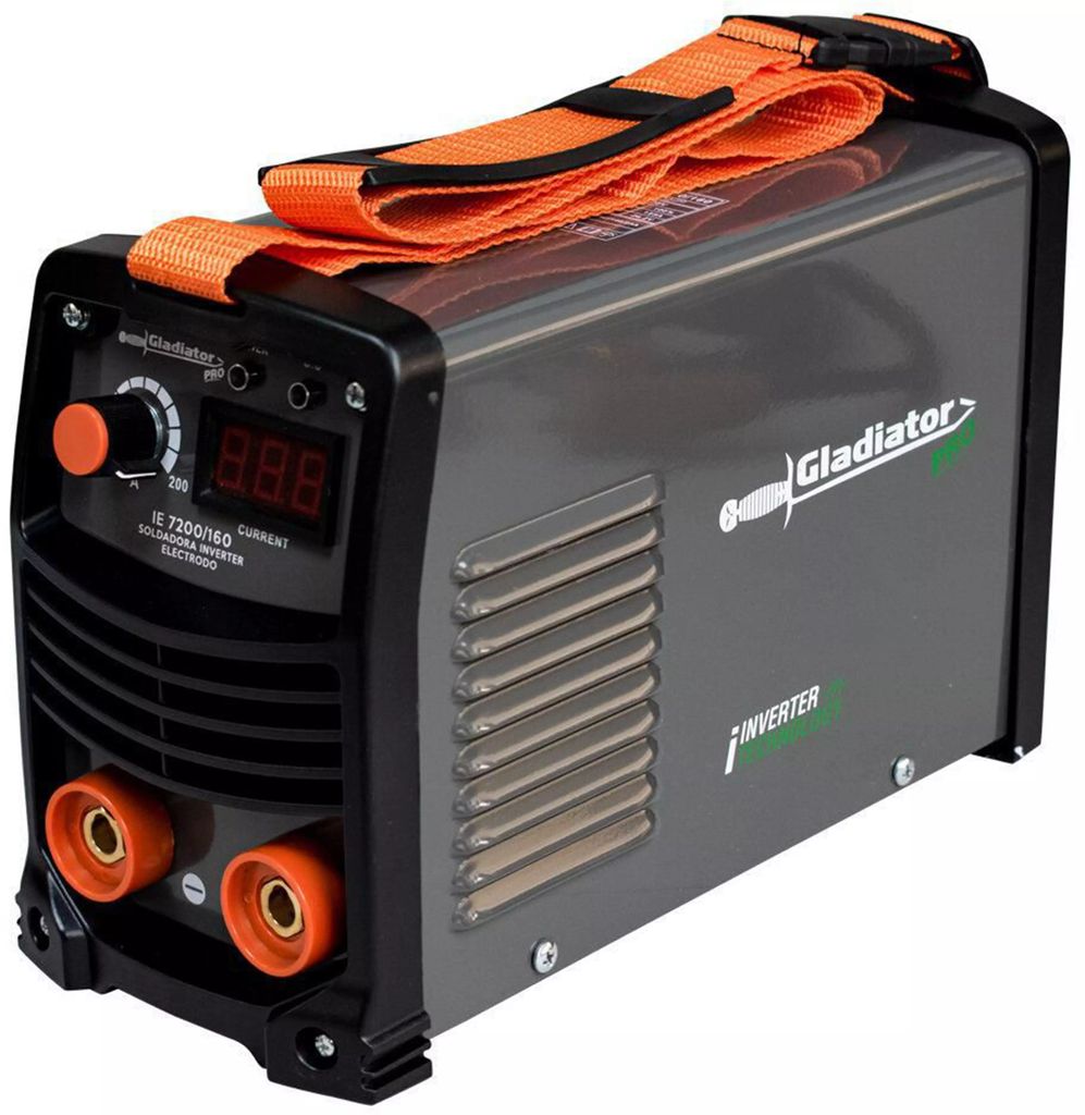 SOLDADORA INVERTER ELECTRODO 120-220V 200A, GLADIATOR PRO