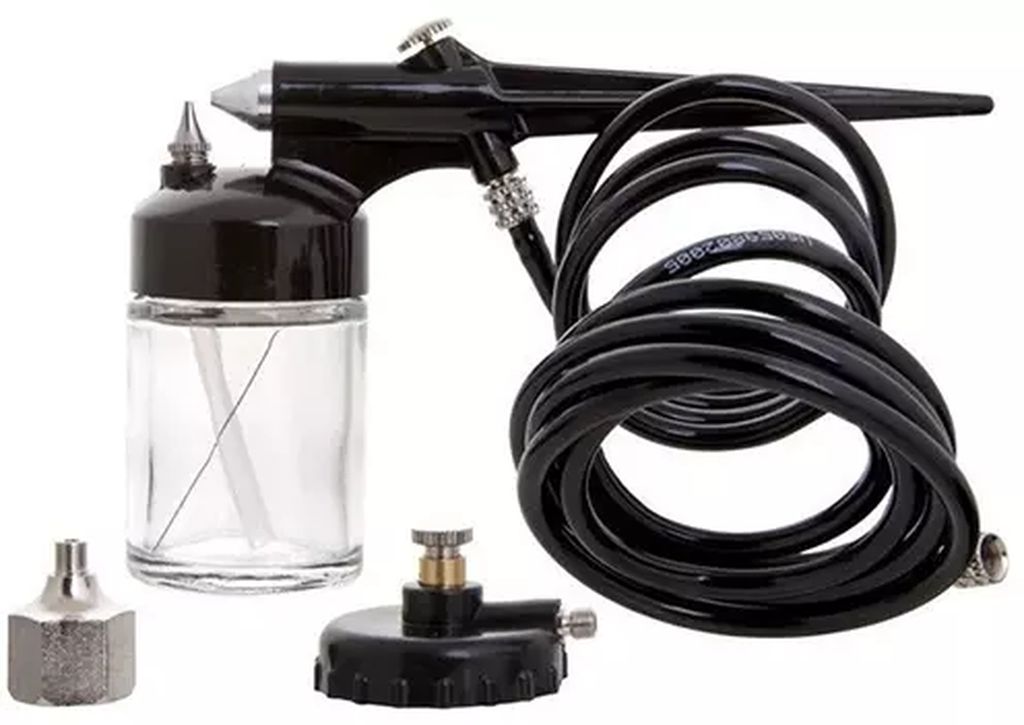 AEROGRAFO ECONOMICO CON ACCESORIOS (4PZA), GONI