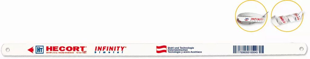 SEGUETA MANUAL BIM. 12"X1/2" 18 DPP, HECORT