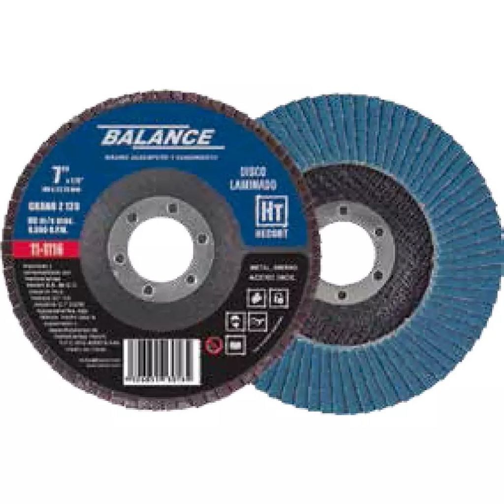DISCO LAMINADO 7"X7/8" G080 T-29 (BALANCE), HECORT