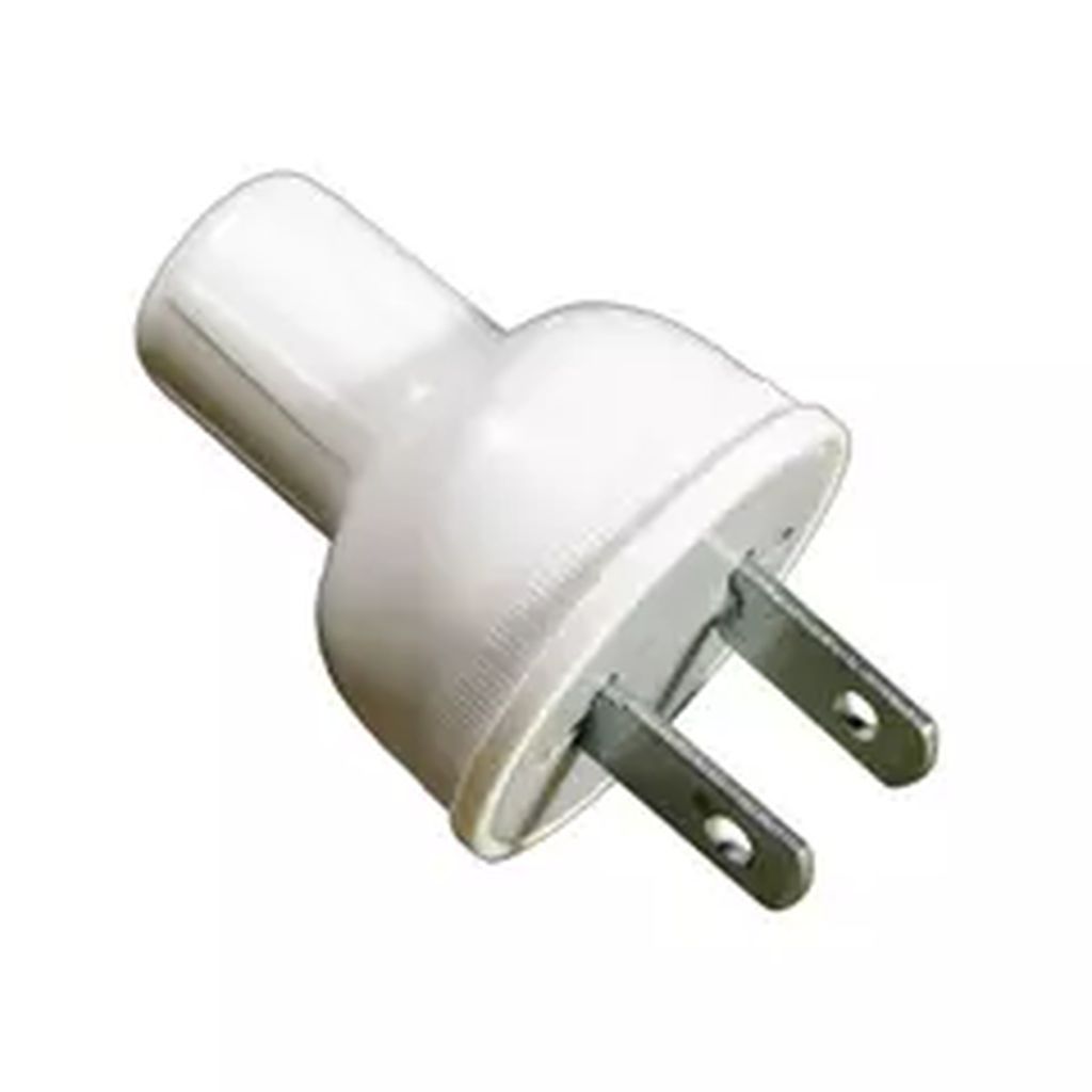 CLAVIJA ELECTRICA REDONDO DE VINIL BLANCO, AGUILA