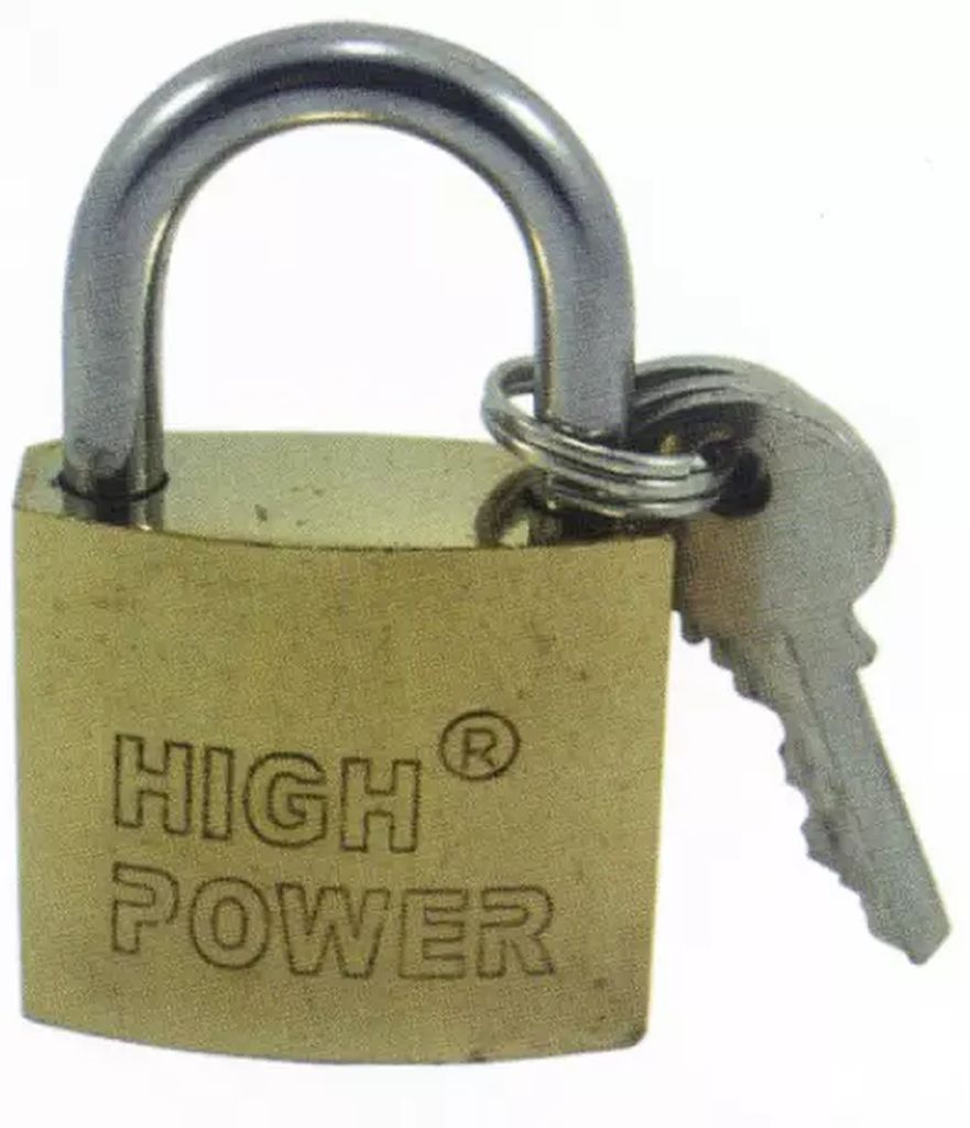 CANDADO METALICO 32MM GANCHO CORTO, HIGH POWER
