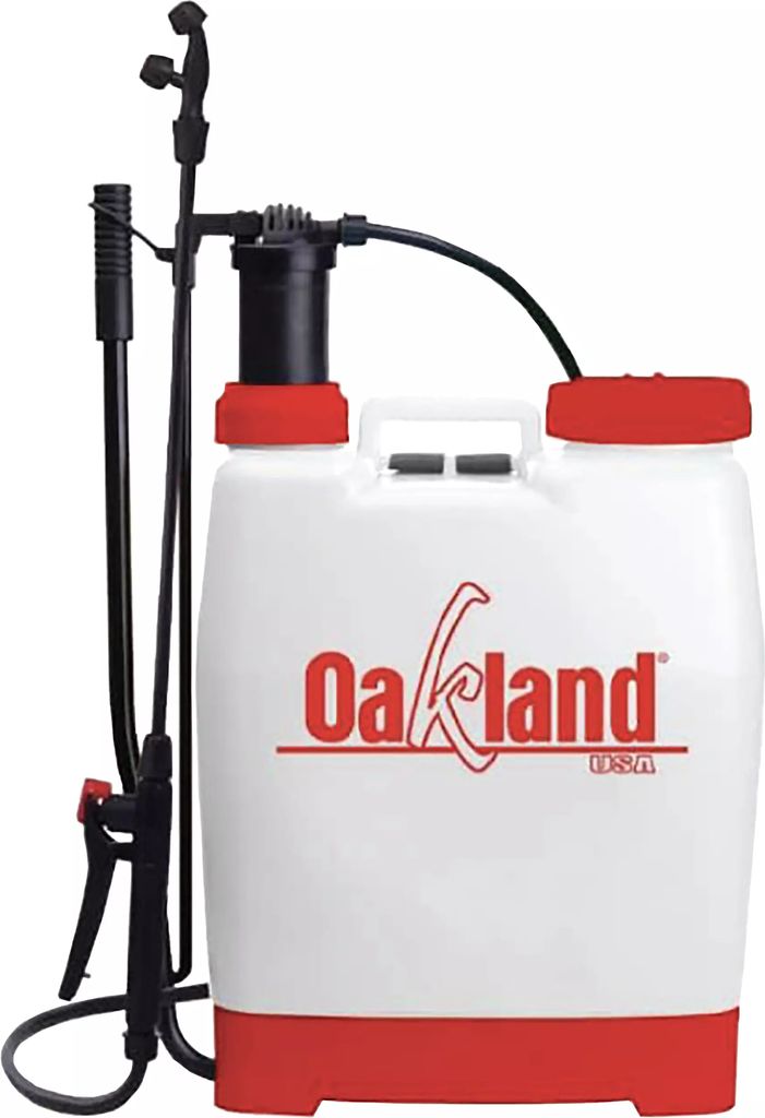 FUMIGADOR TIPO MOCHILA BOQUILLA PLASTICA 20 LT 3 BOQUILLAS Y LANZA, OAKLAND