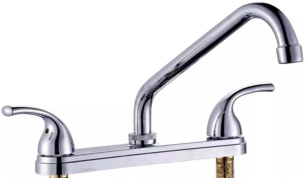 MEZCLADORA PARA FREGADERO 8" CUELLO LARGO, MUNICH