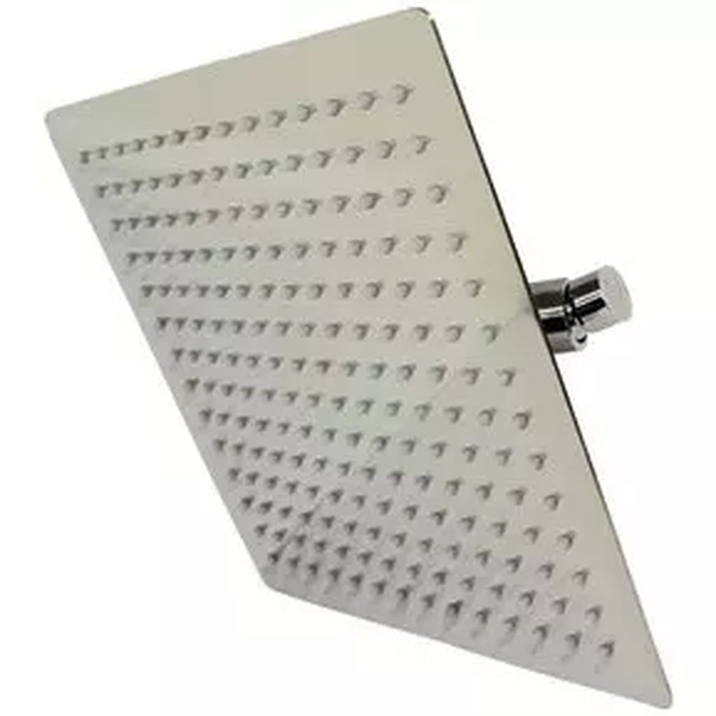 REGADERA CUADRADA PADUA 4" (10 CM) INCLUYE BRAZO, MUNICH