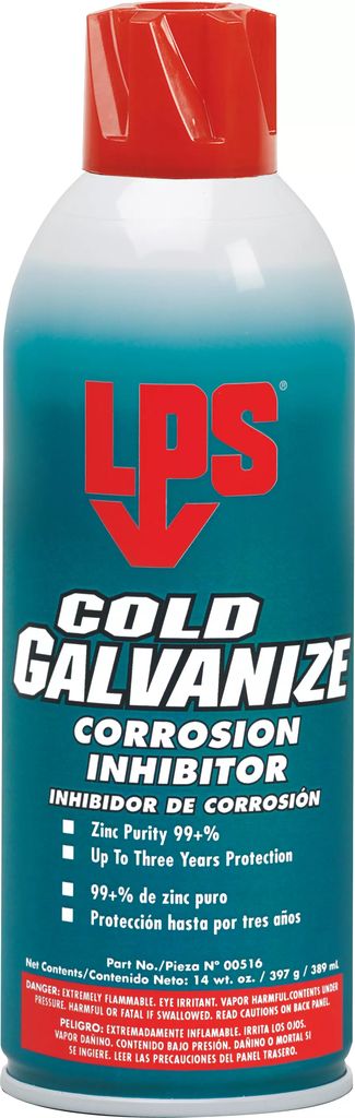 INHIBIDOR DE CORROSION USO GENERAL AEROSOL 397GR. COLD GALVANIZE, LPS