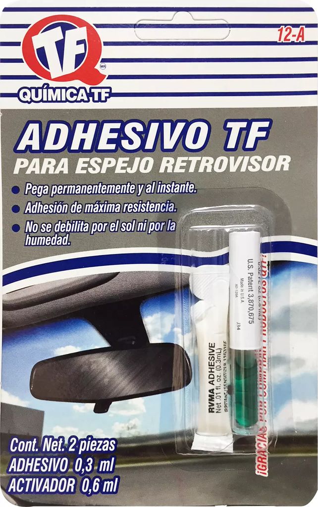 ADHESIVO INSTANTANEO PARA ESPEJO RETROVISOR 0.6 GR (TF), TF