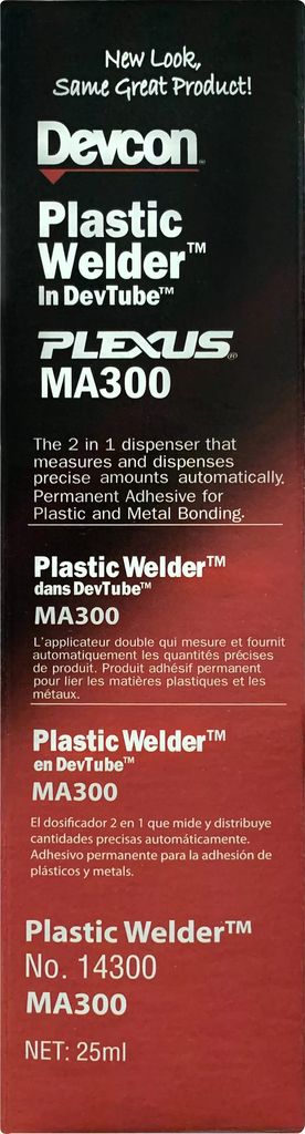 ADHESIVO EPOXICO EN JERINGA 25 ML AMBAR PARA PLASTICO (PLASTIC WELDER IN DEVTUBE), DEVCON