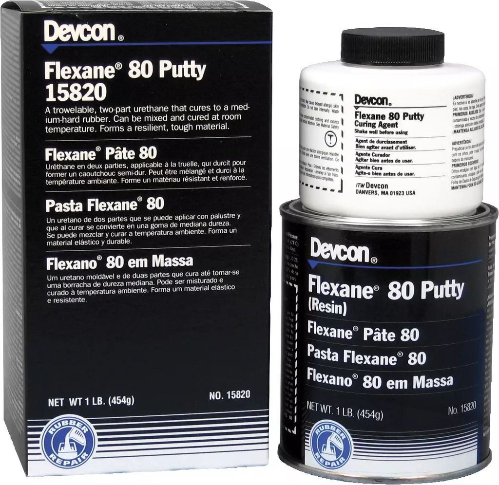 REPARADOR PARA HULE 80 PASTA 454GR (FLEXANE 80), DEVCON