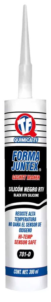 SILICON AUTOMOTRIZ RTV ALTA TEMPERATURA NEGRO 300ML, TF