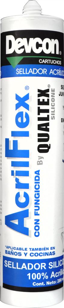SELLADOR ACRILICO BLANCO 280ML ACRIL FLEX BY QUALTEX, DEVCON
