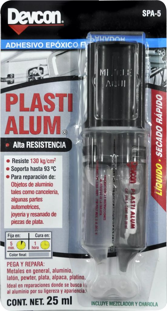 ADHESIVO RAPIDO PLASTIALUM 25ML, DEVCON