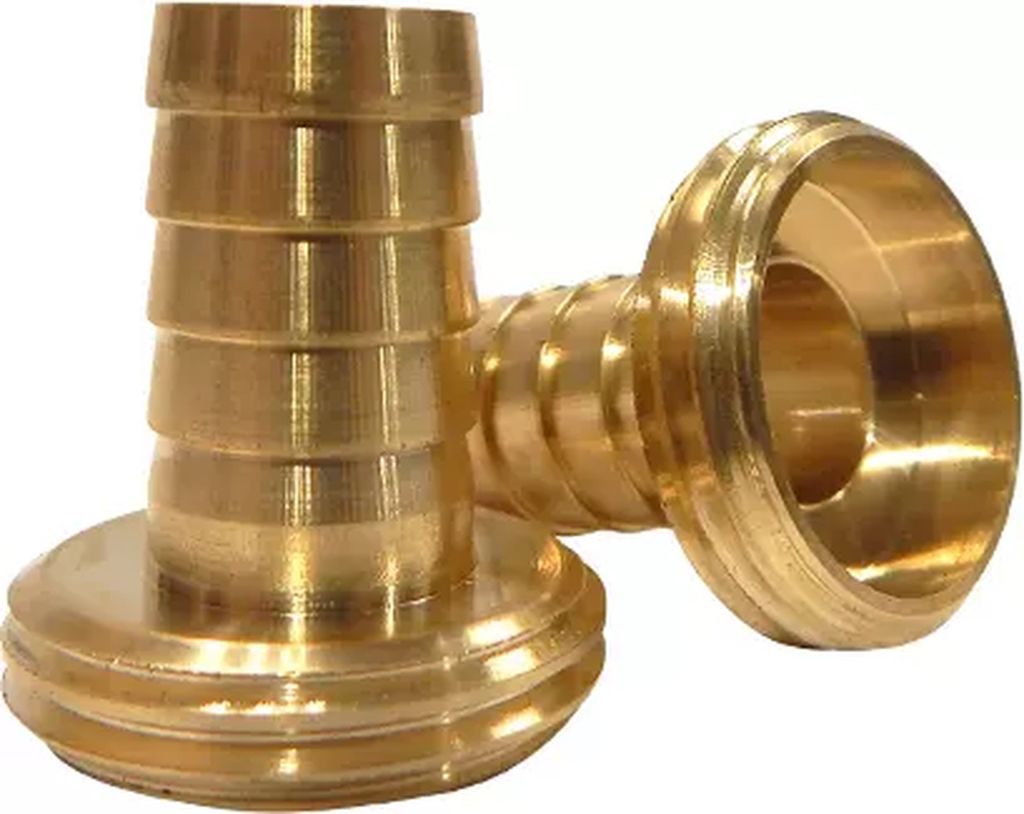 CONECTOR PARA MANGUERA MACHO BRONCE 1/2", IDEAL