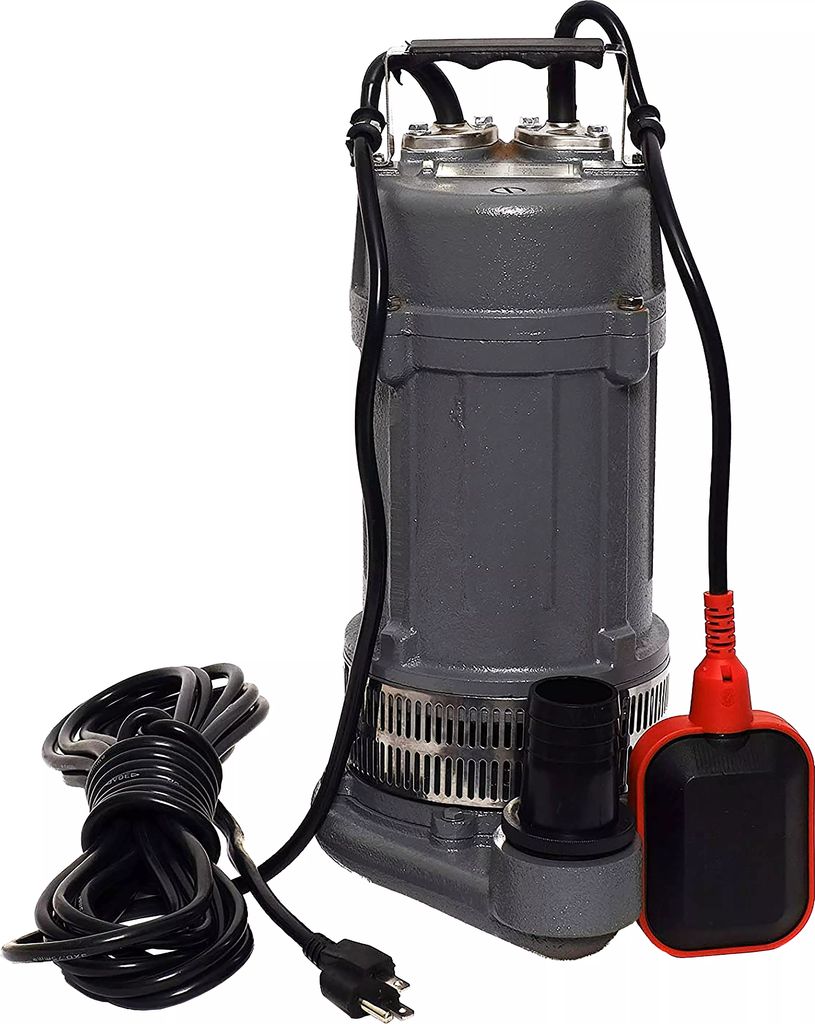 BOMBA SUMERGIBLE 1/2 HP DESCARGA 1" 370 W ALTURA 18.5 MT CON FLOTADOR, IGOTO