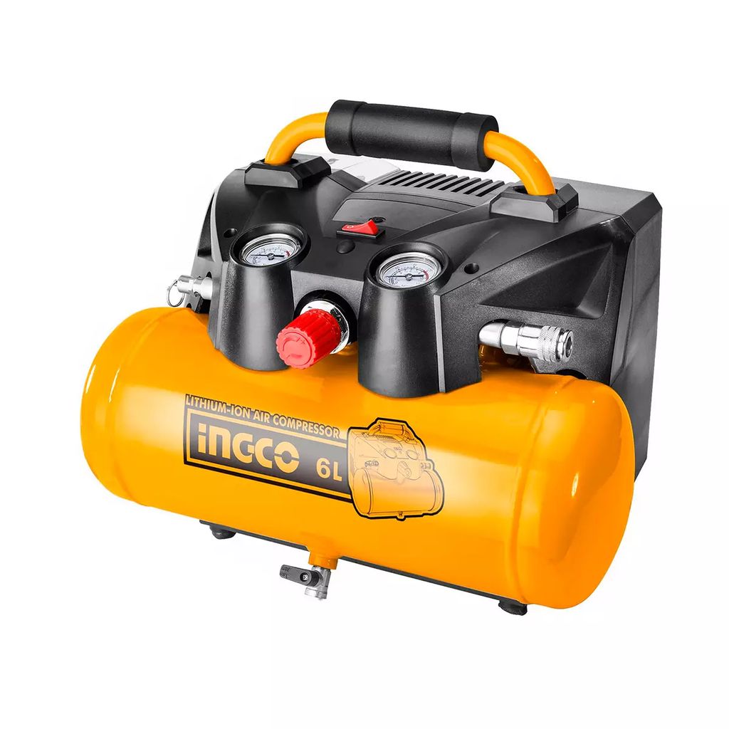 COMPRESOR INALAMBRICO 20VX2 (40V) 135PSI 200 KPA 6L/MIN S/BAT S/CARG, INGCO