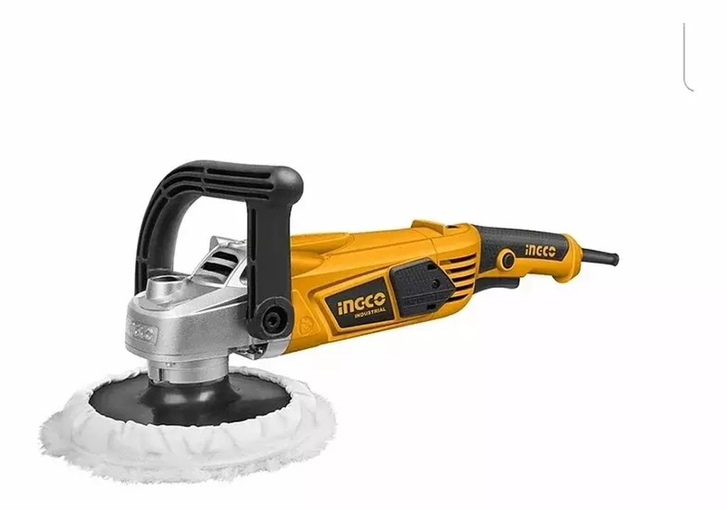 PULIDORA ANGULAR 7" 1400 W  1500-4500 RPM INCLUYE ALMOHADILLA DE PULIDO Y RESP DE PULIDO, INGCO
