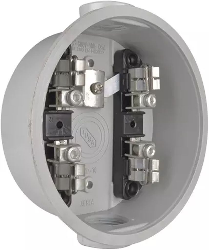 BASE PARA WATTHORIMETRO MONOFASICA 4 TERMINALES (BW-4T), IUSA