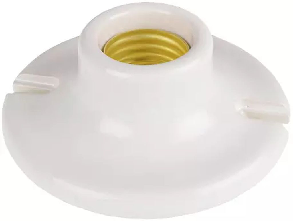 PORTA LAMPARA DE PORCELANA TECHO REDONDA 4" (134), IUSA