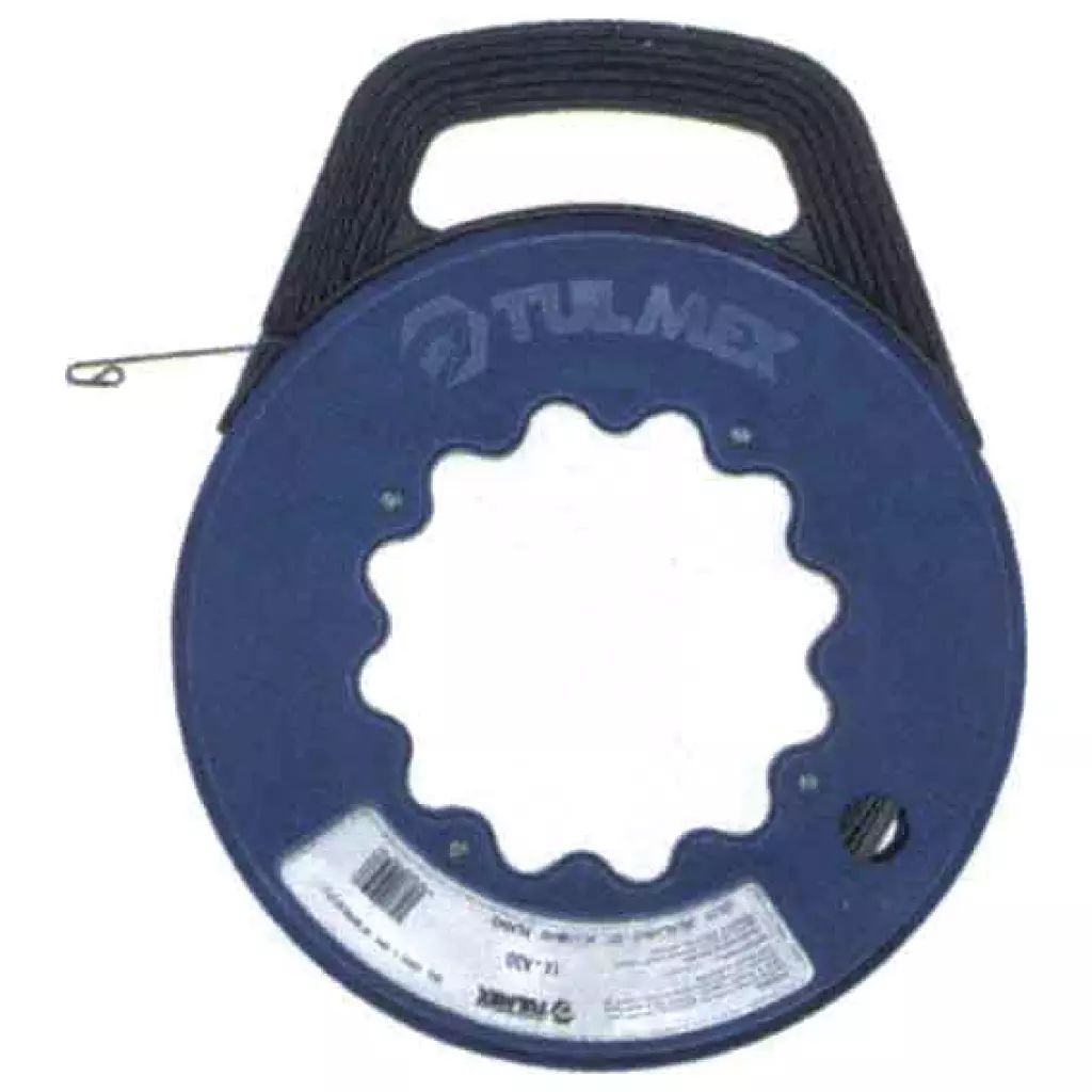 GUIA JALACABLE 30 M ALAMBRE PLANO CON CARRETE, TULMEX
