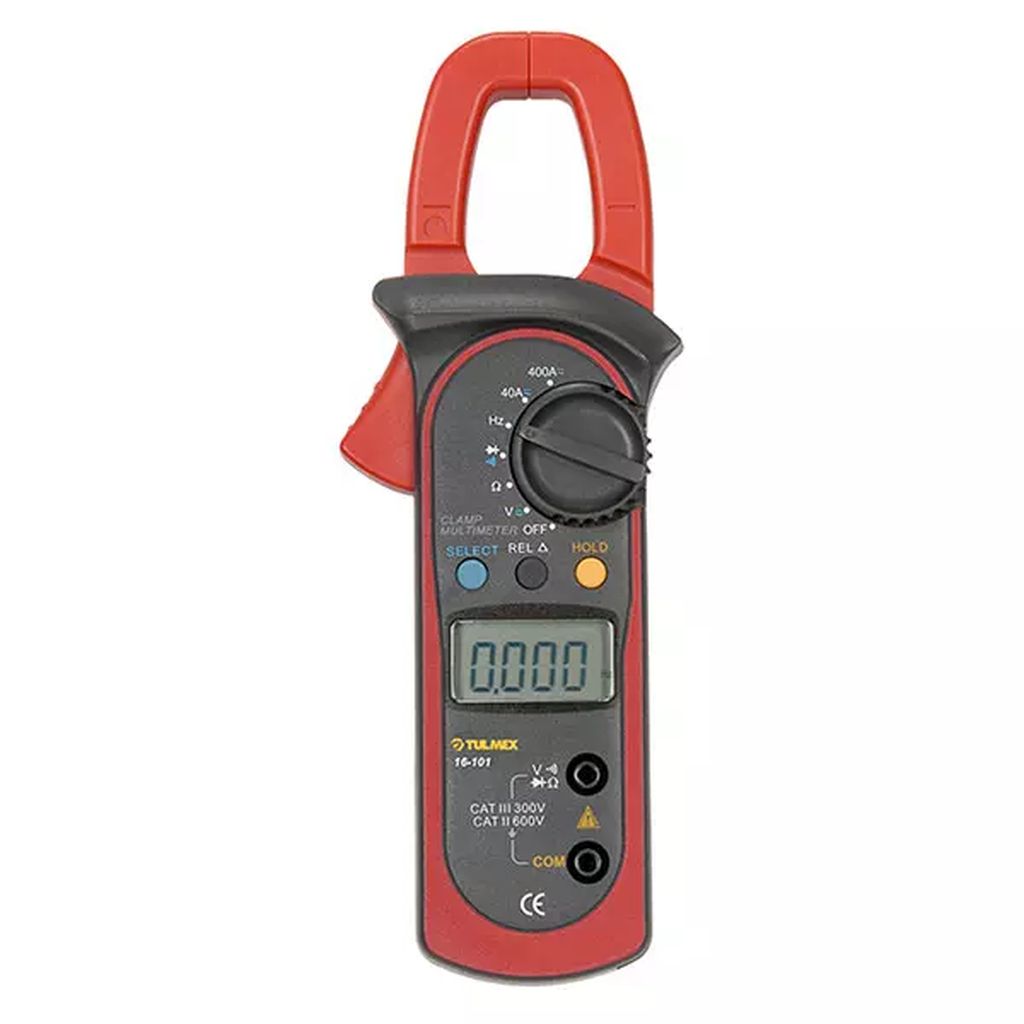 MULTIMETRO DIGITAL DE GANCHO VOLTAJE CD 600V Y CA 600V K1 16-101